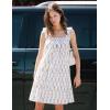 imageFlygo Nightgowns for Women Ruffle Sleeveless House Dresses Floral Print Sleep Dress Nightdress Sleepwear with PocketsLight Purple