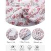 imageFlygo Nightgowns for Women Ruffle Sleeveless House Dresses Floral Print Sleep Dress Nightdress Sleepwear with PocketsPink