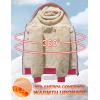 imageFlygo Unisex Boys Girls Fleece Jacket Hoodie Sherpa Lined Zip Up Hooded Sweatshirt Kids Winter JacketsRose Red