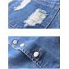imageFlygo Womens Buttons Long Midi Denim Jean Jumpers Overall Pinafore Dress SkirtBlue