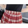 imageFlygo Womens Casual Summer High Waisted A Line Pleated Long SkirtBlack