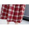 imageFlygo Womens Casual Summer High Waisted A Line Pleated Long SkirtBlack