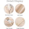 imageFlygo Womens Faux Suede Blazer Jacket Vintage Long Sleeve Button Down Casual Blazer Business Work OutfitsBeige