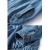 imageFlygo Womens Oversized Warm Sherpa Lined Faux Fur Hooded Denim Jacket Jean CoatGrey