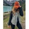 imageFlygo Womens Quilted Vest Stand Collar Lightweight Button Down Puffer Padded Outerwear Gilet with PocketsBean Green