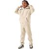 imageFlygo Girls Boys Fleece 2 Piece Outfits Pants Set Hoodies Sweatshirt and Jogger SweatpantsBeige