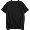 imageFlygo Mens Classic Cotton Summer Crewneck Short Sleeve TShirt Blouses TopsBlack