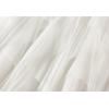 imageFlygo Womens A Line Ruffle Tulle Midi Skirt High Waisted Fairy Long Mesh Tutu SkirtsWhite