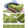 imageFlygo Womens Crochet Sweater Vest Sleeveless 2025 Trendy Spring Summer Tops Button Crop Chunky Knit Sweaters CardiganGreen