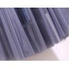 imageFlygo Womens Elastic Waist ALine Tulle Skirt Mesh Layers Gradient Color Shiny Pleated Swing SkirtsBlue
