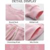 imageFlygo Boys Girls 2 Piece Tracksuit Athletic Sweatsuits Set Unisex Kids Crewneck Sweatshirt and Jogger Sweatpants with PocketsPink