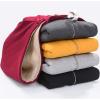 imageFlygo Womens Casual Winter Warm Sherpa Lined Full Zip Hoodie Fleece Sweatshirt JacketWine Red