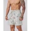 imageFlygo Mens Graphic Print Camo Shorts Fashion Designer Workout Shorts Retro Casual Cool Streetwear Short Pants01 Maple Leaf Grey