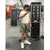 imageFlygo Mens Graphic Print Camo Shorts Fashion Designer Workout Shorts Retro Casual Cool Streetwear Short Pants02 Tree Print Green