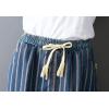 imageFlygo Womens Elastic Waist Distressed Midi Calf Denim SkirtBlue