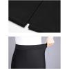 imageFlygo Womens Work Business Office Pencil Skirt Stretchy Knee Length Bodycon SkirtsRed
