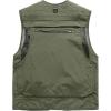 imageFlygo Mens Casual Lightweight Outdoor Fishing Work Safari Travel Photo Cargo Vest Jacket Multi PocketsArmy Green