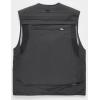imageFlygo Mens Casual Lightweight Outdoor Fishing Work Safari Travel Photo Cargo Vest Jacket Multi PocketsGrey