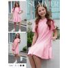 imageFlygo Girls Athletic Polo Dress for Tennis Golf Breathable Pique with Ruffle Trim Short Sleeve Summer Active Sports DressesPink