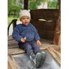 imageFlygo Girls Boys Fleece Hooded Jacket Unisex Toddler Sweatshirt Bear Ear Zip Up Sweater Outwear HoodieNavy