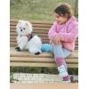 imageFlygo Girls Boys Fleece Hooded Jacket Unisex Toddler Sweatshirt Bear Ear Zip Up Sweater Outwear HoodiePink