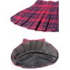 imageFlygo Womens School Uniform Plaid Pleated Skirt Flared Short Skater SkirtsNavy