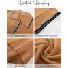 imageFlygo Womens Sweater Vest Lapel Button Down Sleeveless Tank Tops Cap Sleeve Knit Pullover Summer Spring Sweaters Vest TopKhaki
