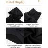 imageFlygo Womens Cut Out Super Cropped Hoodie Long Sleeve Hooded Sweatshirt Pullover Active Top01 Black