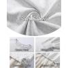 imageFlygo Womens Oversized Sweatshirt Dress Crewneck Patchwork Long Sleeve Pullover Tunic Flowy Pleated Mini DressesLight Grey