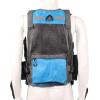 imageFlygo Fly Fishing Vests Multi Pocket Waistcoat Adjustable Size Gifts for Men and Women3 Blue