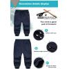 imageFlygo Mens 34 Joggers Sweatpants Below Knee Running Workout Capri PantsNavy