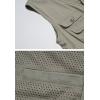 imageFlygo Mens Casual Cotton Outdoor Work Safari Travel Photo Vest with Multi PocketsKhaki