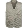 imageFlygo Mens Casual Cotton Outdoor Work Safari Travel Photo Vest with Multi PocketsKhaki
