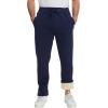 imageFlygo Mens Fleece Pants Winter Warm Joggers Pants Active Sherpa Lined SweatpantsNavy Straight