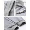 imageFlygo Mens Juniors Warm Fleece Lined Jogger Pants Active SweatpantsDark Grey
