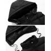 imageFlygo Mens Outdoor Puffer Vest Winter Padded Sleeveless Jacket with Removable HoodRed