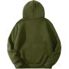 imageFlygo Mens Sherpa Hoodie Jacket Fleece Lined Zip Up Warm Hoodies Sweatshirt Winter Zipper Sweater Hooded CoatArmygreen