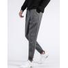imageFlygo Mens Sherpa Lined Athletic Sweatpants Winter Warm Fleece Track Pants02 Dark Grey