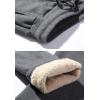 imageFlygo Mens Sherpa Lined Athletic Sweatpants Winter Warm Fleece Track PantsLight Grey
