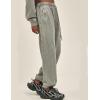 imageFlygo Mens Sweatpants Athletic Acid Washed Cotton Gym Elastic Waist Drawstring Jogger Track Pants Cinch Bottom with PocketsGrey
