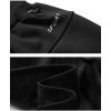 imageFlygo Mens Winter Fleece Pants Active Running Joggers Pant Sweatpants with Zipper PocketsBlack