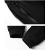 imageFlygo Mens Winter Fleece Pants Active Running Joggers Pant Sweatpants with Zipper PocketsBlack