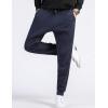 imageFlygo Mens Winter Fleece Pants Sherpa Lined Sweatpants Active Running Jogger PantNavy