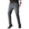 imageFlygo Mens Winter Fleece Sweatpants Sherpa Lined Athletic Jogger Loosefit Pants for Workout Running TrainingDark Gray