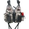 imageFlygo Fly Fishing Vests Multi Pocket Waistcoat Adjustable Size Gifts for Men and Women3 Grey Camo