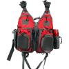 imageFlygo Fly Fishing Vests Multi Pocket Waistcoat Adjustable Size Gifts for Men and Women3 Red