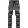 imageFlygo Mens Juniors Fleece Lined Winter Warm Jogger Pants Active Running SweatpantsGrey