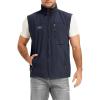 imageFlygo Mens Summer Casual Lightweight Outdoor Work Fishing Photo Travel Utility Vest with PocketsNavy Blue