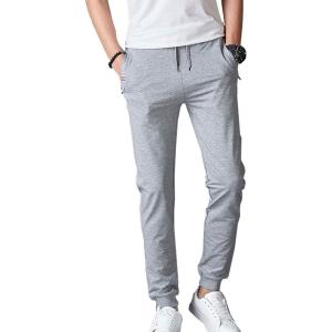 imageFlygo Mens Juniors Warm Fleece Lined Jogger Pants Active SweatpantsGrey