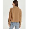 imageFlygo Womens Fashion Cropped Jacket Corduroy Button Down Shirt Shacket Jackets Lightweight Spring Jackets 2025 TrendyCamel